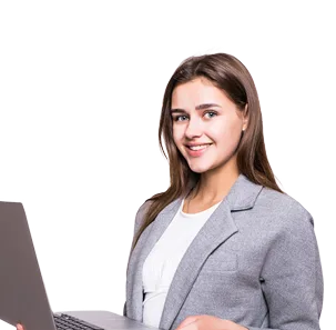 Young Women Working laptop Young Women Working laptop